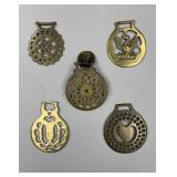 5 English Horse Brasses