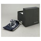 Steuben Crystal Owl Handcooler 1980