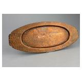 Roycroft Arts & Crafts Hammered Copper Tray