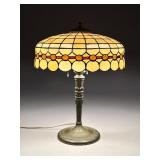 Lamb Brothers & Greene Leaded Glass Lamp 1910