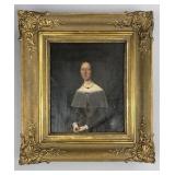 1840s European Portrait in P.C. Damborg Frame