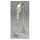 Lunt Silversmiths Chippendale Sterling Sugar Tongs