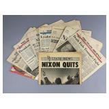 Nixon Resignation Newspapers & More