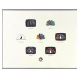 1993 NBC TV Artist Peacocks Art Print