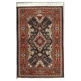 Persian Kashan Hand-Knotted Wool Rug 6
