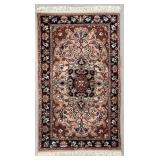 Indo-Persian Isfahan Hand-Knotted Rug 4