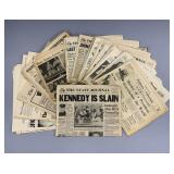 JFK Assassination Newspapers Michigan 1963