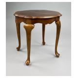 Queen Anne End Table with Marquetry Inlay
