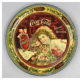 Coca-Cola Hilda Clark Litho Tin Serving Tray 1900
