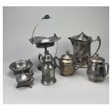 Group of Victorian Silverplate