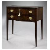 Hepplewhite Style Mahogany Silver Chest & Server
