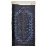Pan-Asian Baluch Hand-Knotted Wool Rug 6
