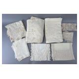Assorted Lace and Embroidered Textiles