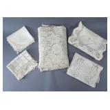 Collection of Lace Fabric Pieces