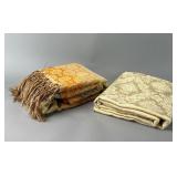 Group of Two Textiles with Fringe