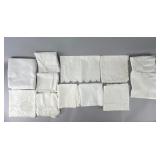 Assorted White Embroidered Textiles