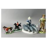 Group of Porcelain Figurines, 4 Makers