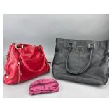 Cole Haan Red Leather Handbag