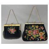 Pair of Embroidered Handbags