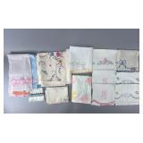 Embroidered Handkerchiefs and Cloths