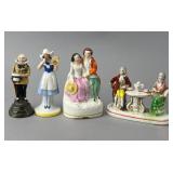 G. H. W. Porcelain Figurines Group