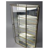Brass and Glass Display Case