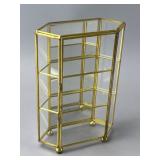 Hexagonal Glass Display Case