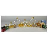 Assorted Glass Perfume Bottles