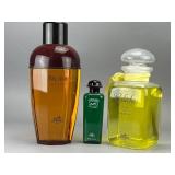 Hermes Perfume Display Bottles, Set of 3
