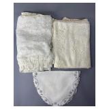 Lace Fabric and Embroidered Cloth Assortment