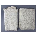 Cream Lace Tablecloths with Intricate Patterns
