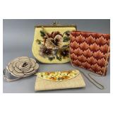 Set of Four Vintage Handbags