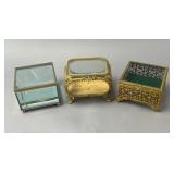 Glass and Metal Decorative Boxes