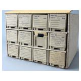 Ansco Slide Tray Storage Unit