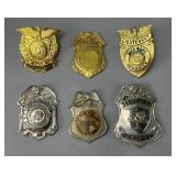 Collection of Eight Security Badges