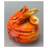 Ceramic Lobster-Shaped Container with Lid