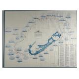 Teddy Tucker Nautical Map of Bermuda