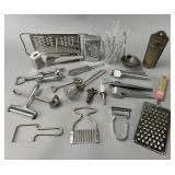 Metal Kitchen Utensils Assortment