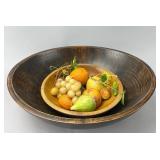 Decorative Wooden Bowl Set