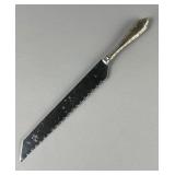 Sterling Silver Handle Serrated Knife