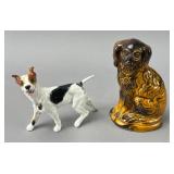 Royal Doulton Ceramic Dog & Coin Bank Figurines