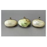 Shell-Shaped Jewelry Cases, Set of Three