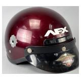AFX Maroon Motorcycle Helmet