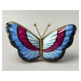 Limoges Porcelain Butterfly Trinket Box