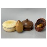 Decorative Wooden Containers and Basket