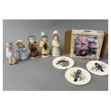 Ceramic Figurines and Bird Coasters