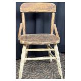Rustic Wooden Side Chair