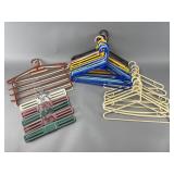 Assorted Colorful Plastic Hangers