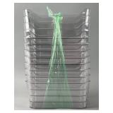 Stack of Clear Plastic Storage Containers