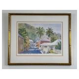 Mary Powell Watercolor Painting, 1981